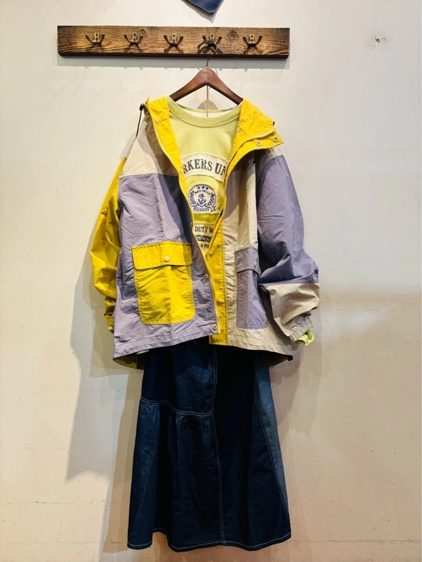 ナイロン撥水加工マウンテンパーカー