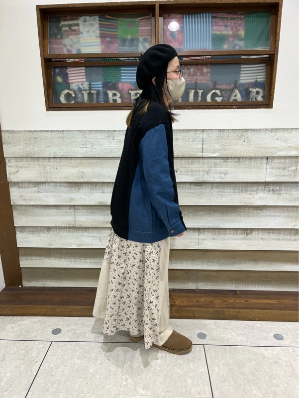 デニム×スウェット