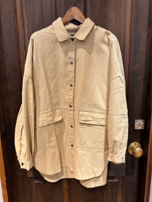 コットンツイルシャツジャケット