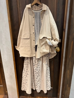 コットンツイルシャツジャケット