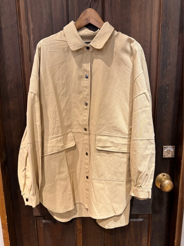 コットンツイルシャツジャケット