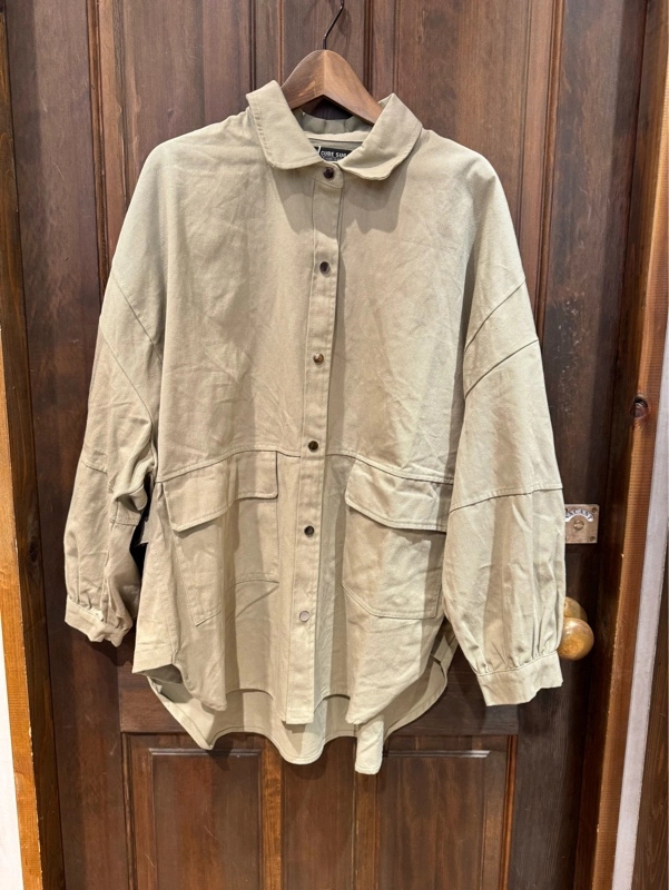コットンツイルシャツジャケット