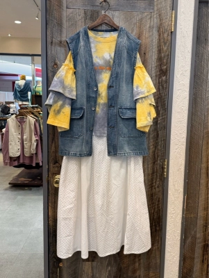 ✦✦ タイダイ フリルスリーブ プルオーバー ✦✦