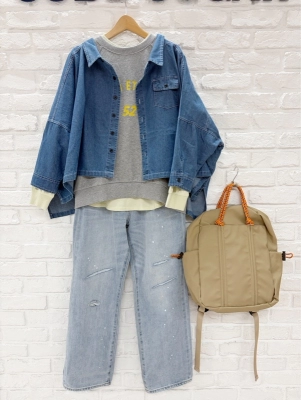 ショート丈ドルマンシャツ☆