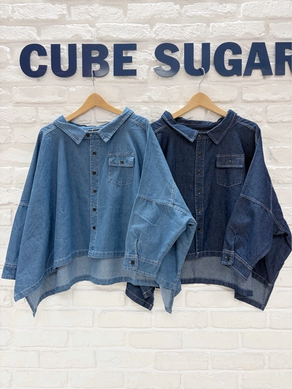 ショート丈ドルマンシャツ☆