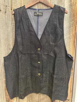 デニムVネックベスト