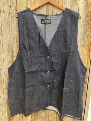 デニムVネックベスト