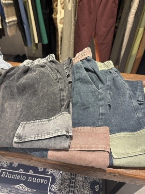 デニムピグメントBigイージーパンツ