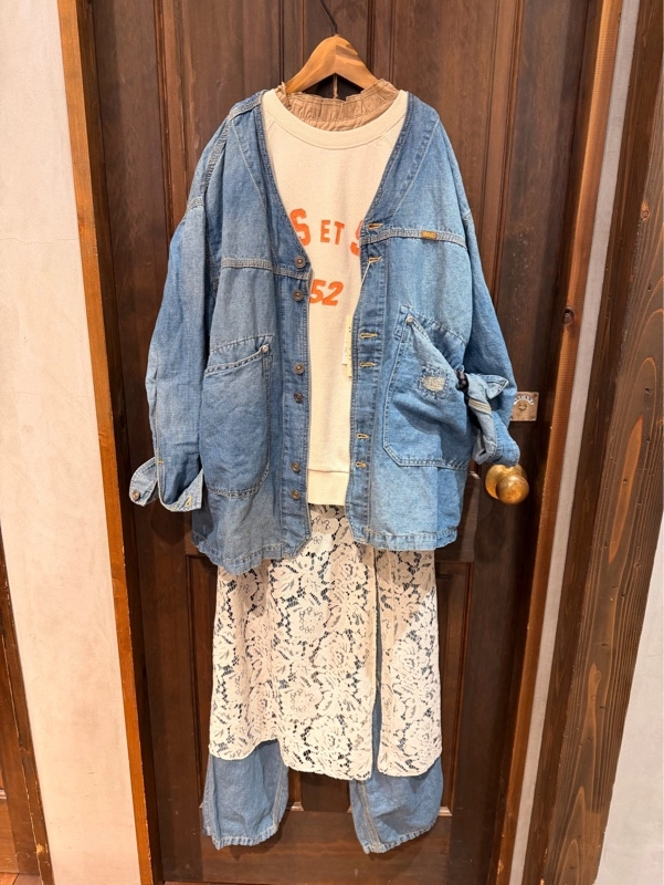 デニムチルジャケット⭐︎