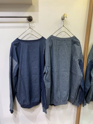 デニム切替シャツ☻