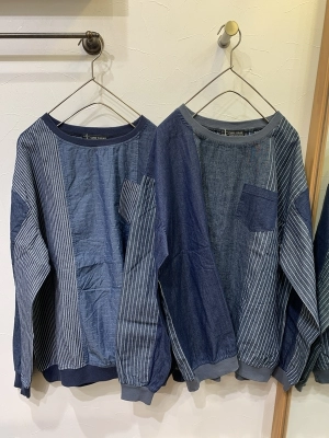 デニム切替シャツ☻