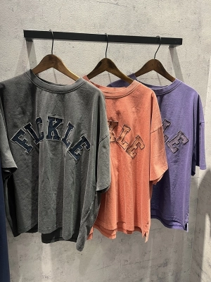 ピグメント染ロゴT