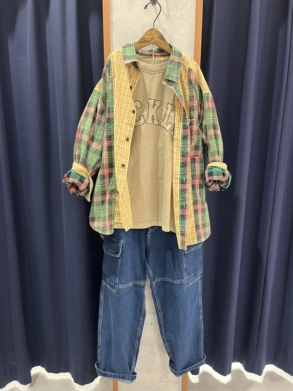 ピグメント染ロゴT