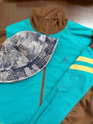 パッチワークデニムHAT☆