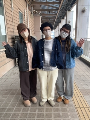 楽ちん春コーデ♡