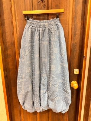 ペイズリーバルーンスカート