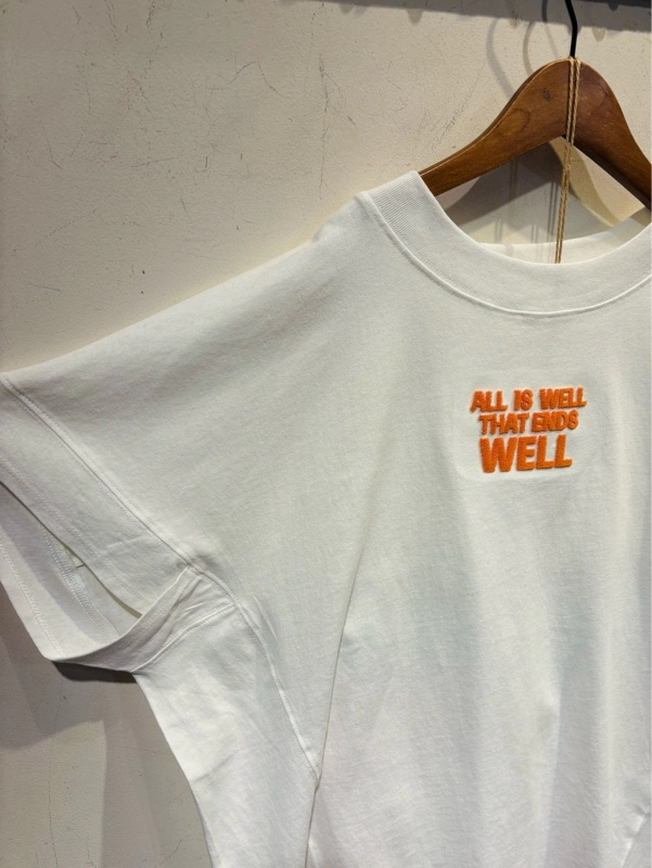 20/-OE天竺 汗染み防止加工 モックネック Tシャツ