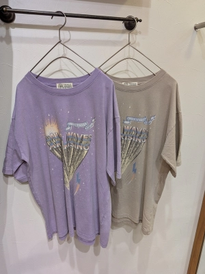 OE天竺パウダー加工ツアーTシャツ