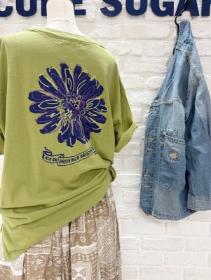 FlowerプリントT☆