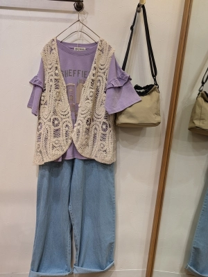 レースＶネックベスト