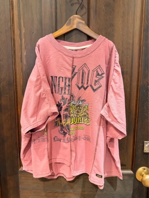 ケミカル加工リメイク風ヤッコT