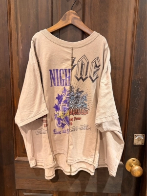 ケミカル加工リメイク風ヤッコT