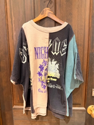 ケミカル加工リメイク風ヤッコT