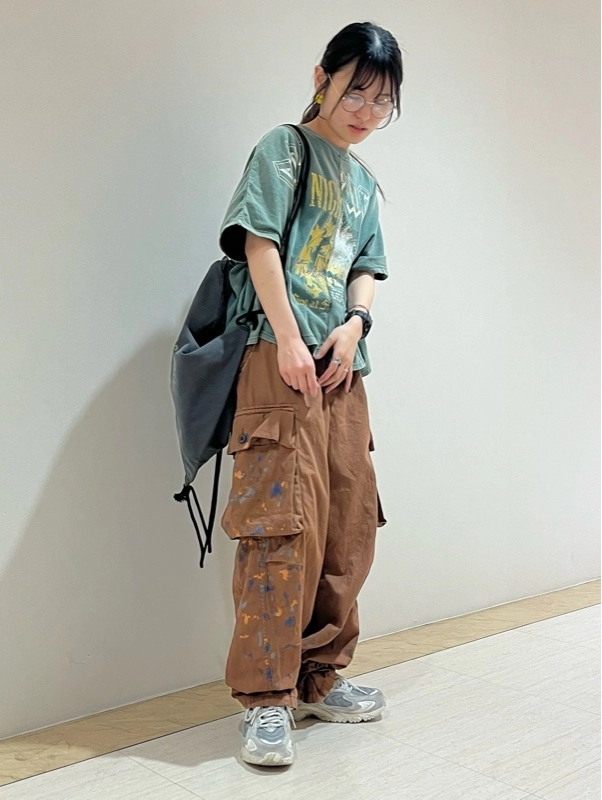 ペンキ飛ばしパンツ