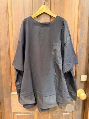 大人気♡大人可愛い布帛切替T☆