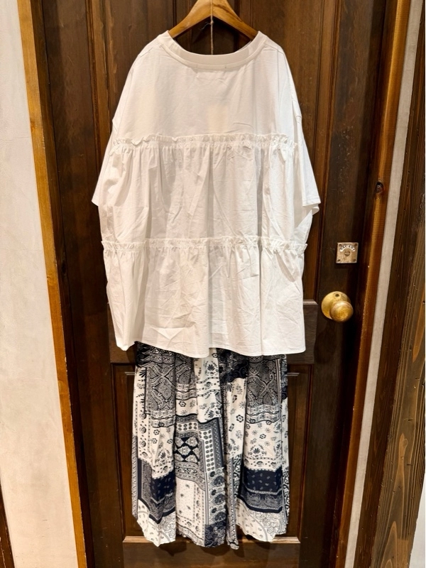 大人気♡大人可愛い布帛切替T☆