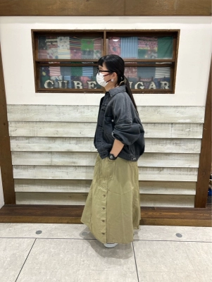 リメイク風スカート