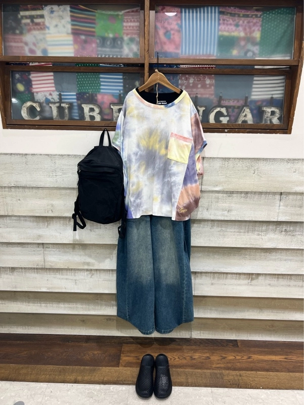 タイダイ切替えTシャツ