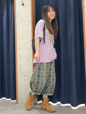 古着風アクティブコーデ