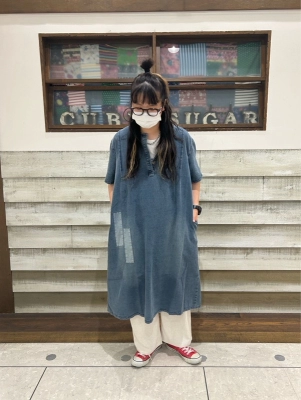 デニムワンピース
