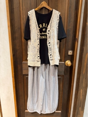 コーデの垢抜けにピッタリ♡レースベスト