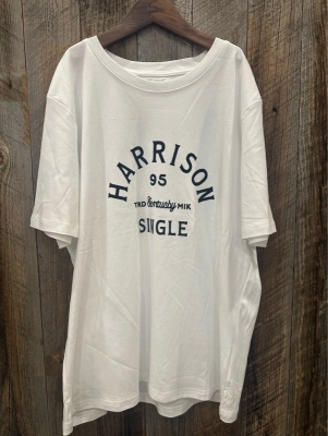 フロッキープリントレギュラーTシャツ