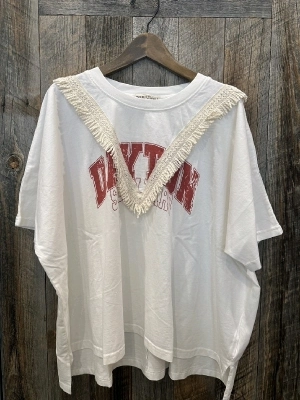 天竺フリンジ付ヤッコＴシャツ