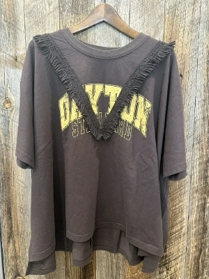 天竺フリンジ付ヤッコＴシャツ