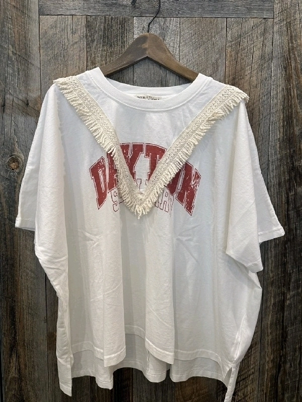 天竺フリンジ付ヤッコＴシャツ