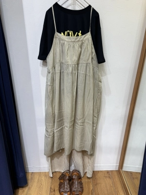 ドライタッチシアーキャミワンピース