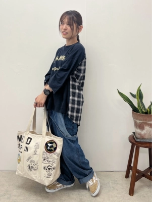 接触冷感サロペット