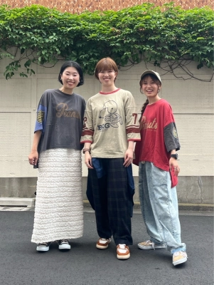 SNOOPY！ワイドなTシャツ