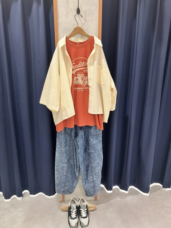 夏も涼しく接触冷感デニムコーデ☆