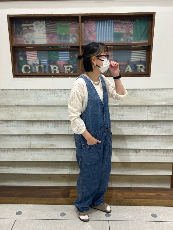 冷感！！サロペットパンツ