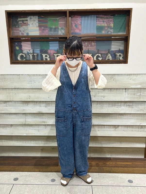 冷感！！サロペットパンツ