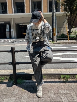 硫化染めパンツ