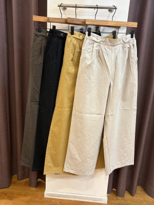 ⭐︎ピーチツイルタックワイドパンツ★