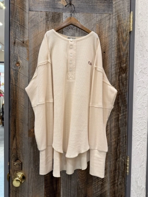 ✶✶ CVCワッフル ヘンリーネックプルオーバー ✶✶
