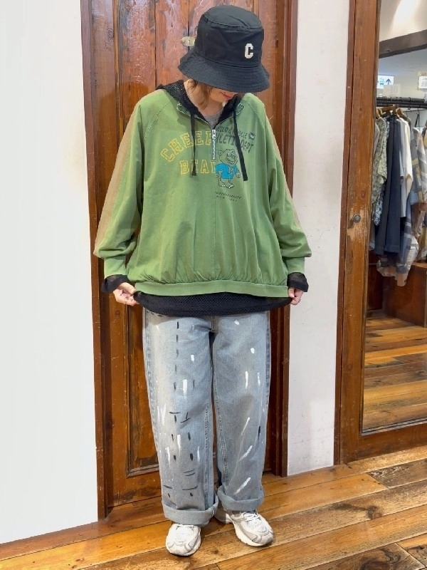 新作ハーフジップ