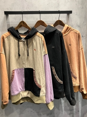 硫化染め×細コーデュロイパーカージャケットコーデ☆